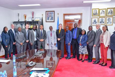 French Ambassador courtesy call to the VC group photo.
