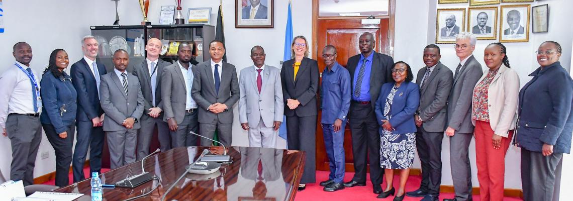 French Ambassador courtesy call to the VC group photo.