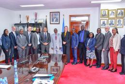 French Ambassador courtesy call to the VC group photo.