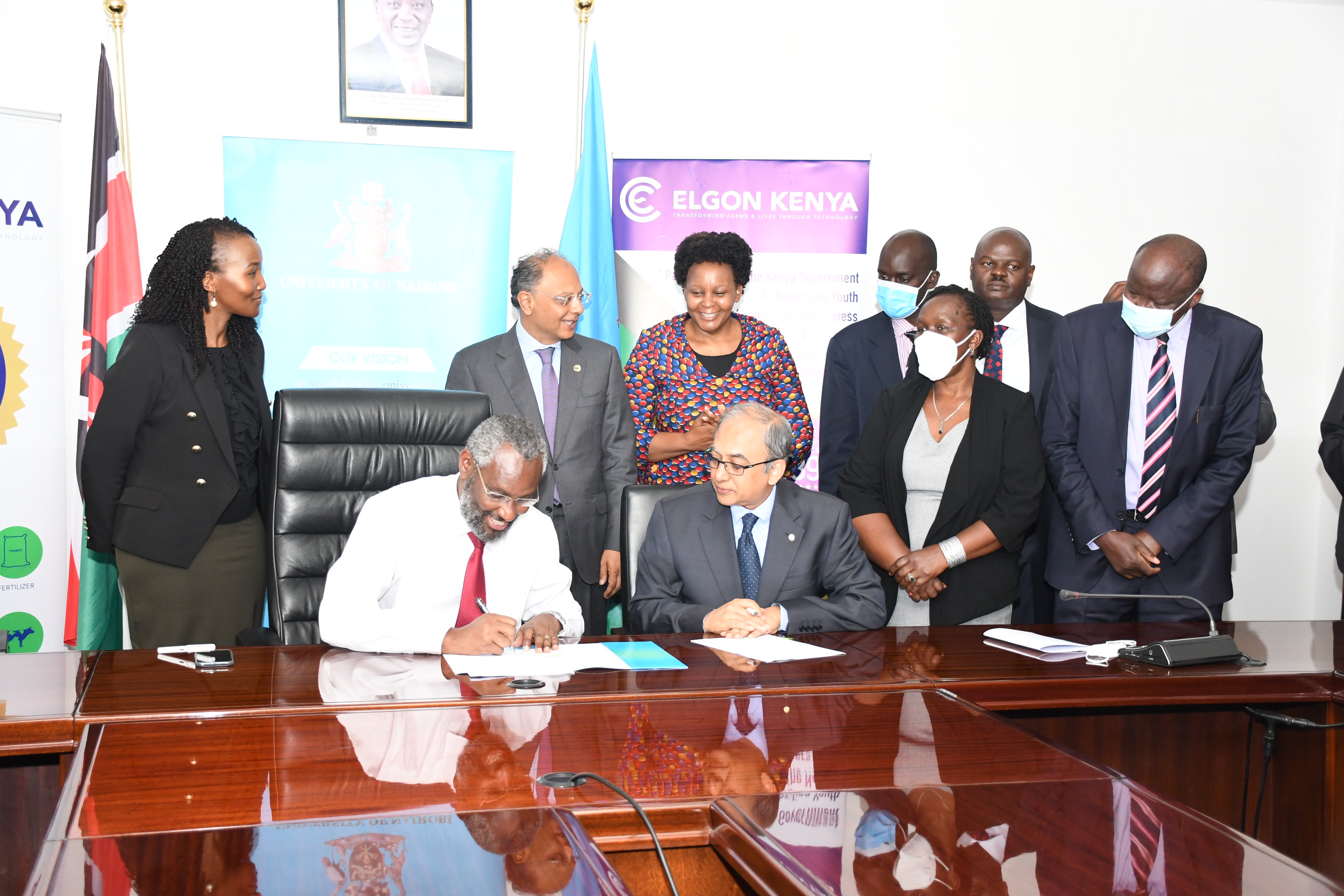 UoN and Elgon Kenya Collaborative Agreement Signing