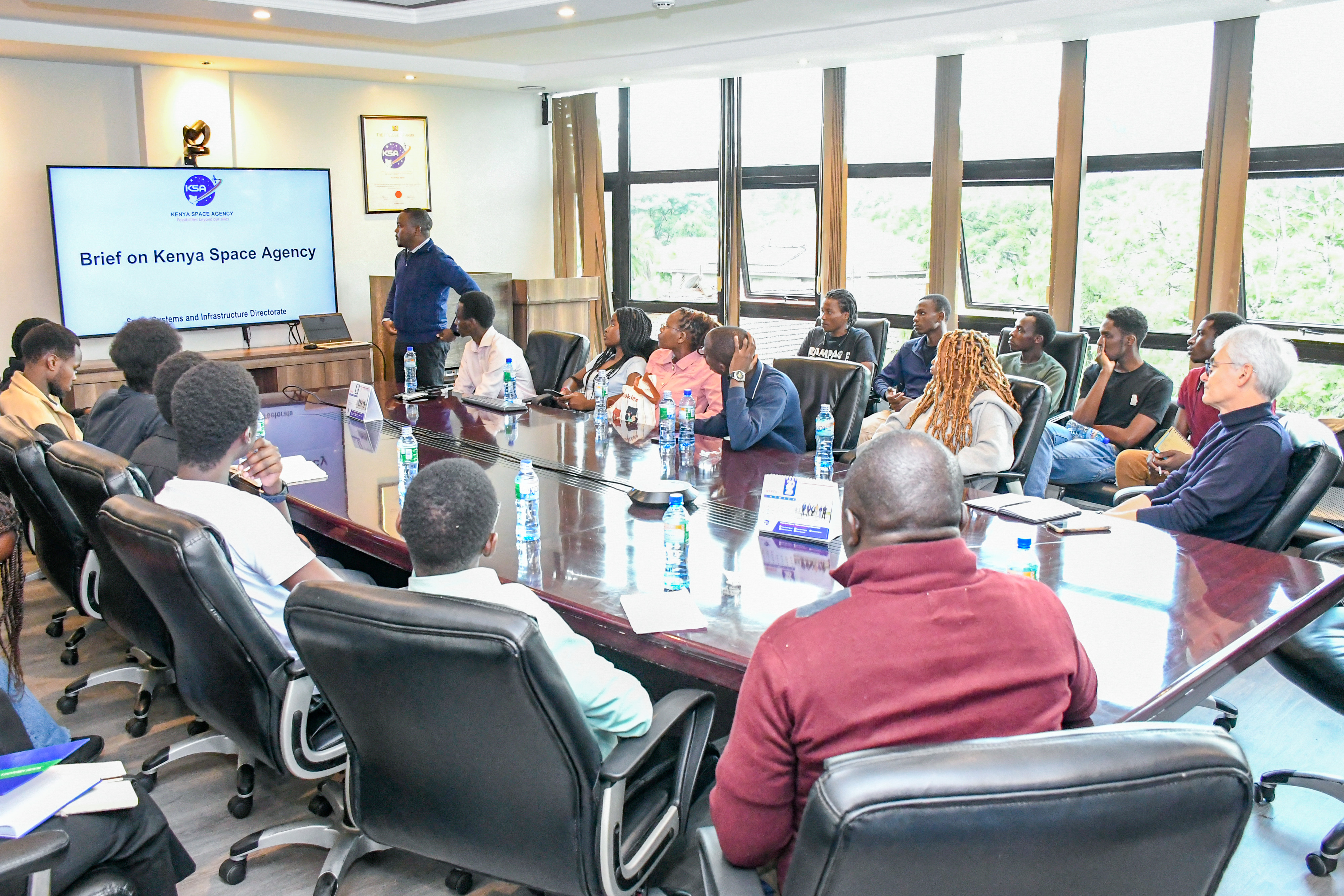 Company Series student are taken through one of the sessions by KSA staff