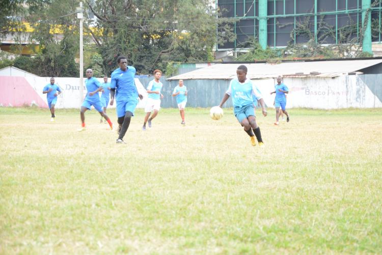 Some football action during the UoN Annual Sports Day 2021