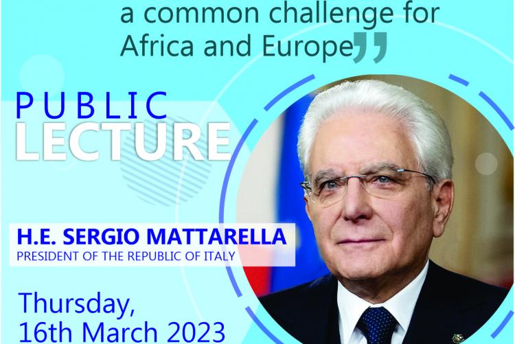 Public Lecture on Climate Change by Italian President HE Sergio Mattarella