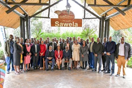ESC policy and digital acceleration workshop participants at Naivasha