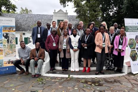 University of Nairobi staff with other GREEN-STEM Project partners at the University of the Witwatersrand, South Africa