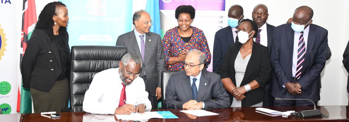 UoN and Elgon Kenya Collaborative Agreement Signing