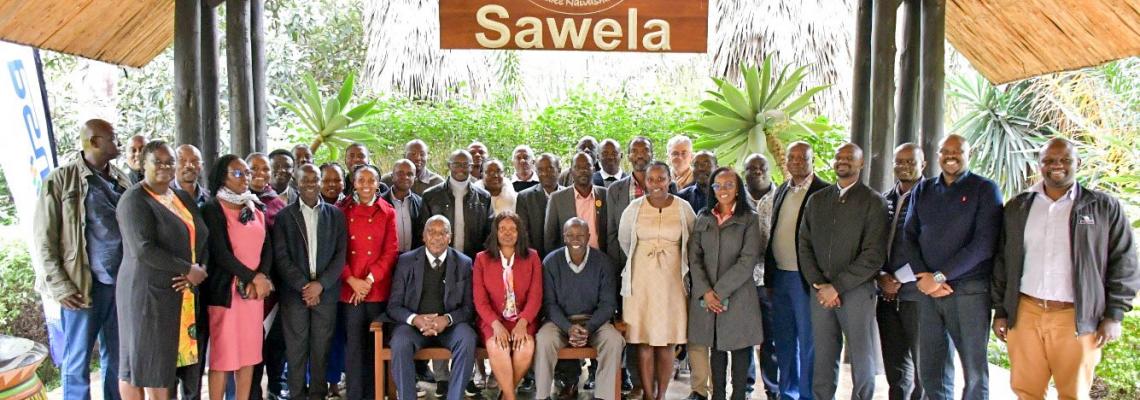 ESC policy and digital acceleration workshop participants at Naivasha